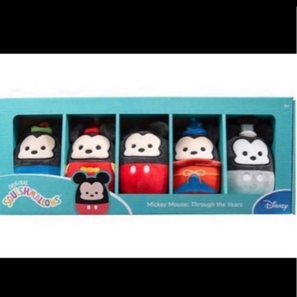 Squishmallows Other - Disney Mickey Mouse Through The Years Gift Box Set
